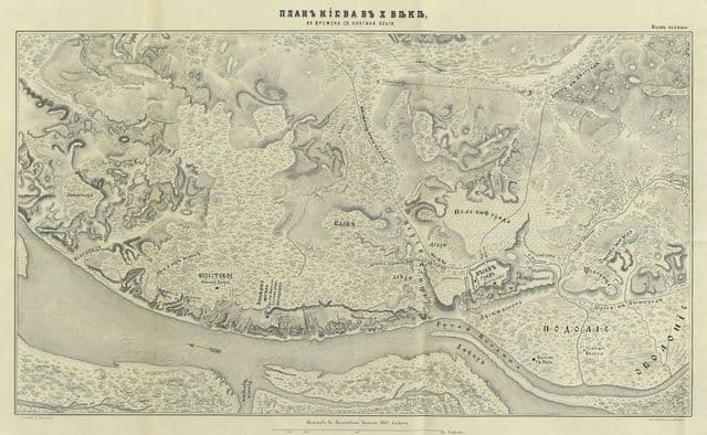 Mappa antica di Kiev