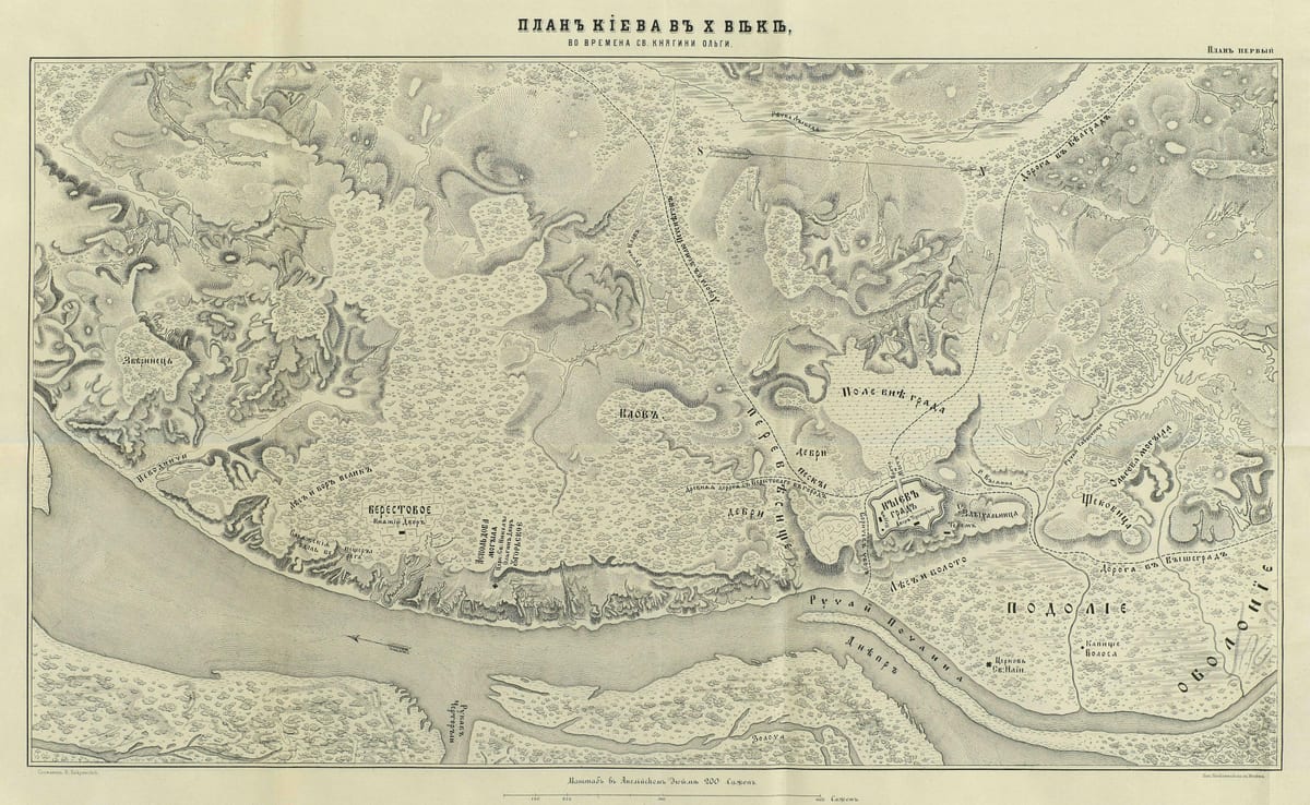 Mappa antica di Kiev